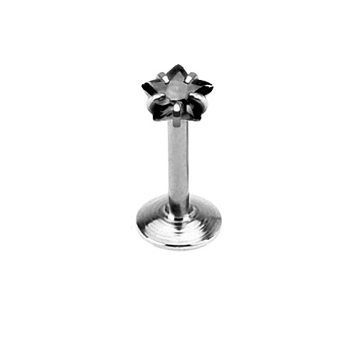 Piercing labbra Labret Monroe Madonna gioiello piercing zirconi cristallo stella - Foto 6 di 9
