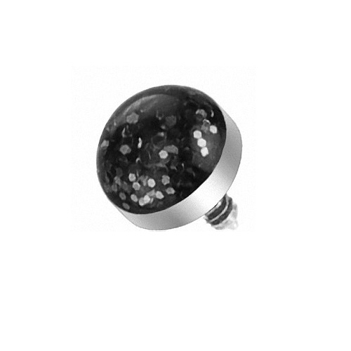 Dermal Anchor Piercing Aufsatz Microdermal Ultra Glitter Kugel - Bild 11 von 11