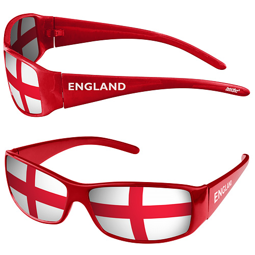 Fan Brille/Sonnenbrille mit Landesflagge England WM 