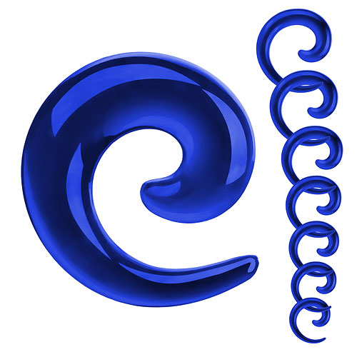 Juego de caracoles de estiramiento piercing espiral expansor hoz espiral de estiramiento estirador - Imagen 6 de 7