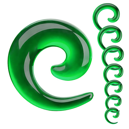 Juego de caracoles de estiramiento piercing espiral expansor hoz espiral de estiramiento estirador - Imagen 5 de 7