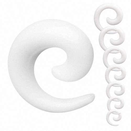 Juego de caracoles de estiramiento piercing espiral expansor hoz espiral de estiramiento estirador - Imagen 2 de 7