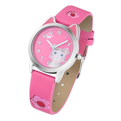 Kinder Armbanduhr Niedliche Cartoon Katze Lernuhr Mädchen Uhr Kinderuhr - Bild 3 von 6