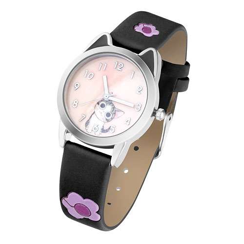 Kinder Armbanduhr Niedliche Cartoon Katze Lernuhr Mädchen Uhr Kinderuhr - Bild 6 von 6